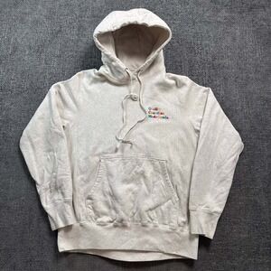 CDN Quality Canadian Made Goods Hoodie Small Oatmeal Speckle Embroidered Canada